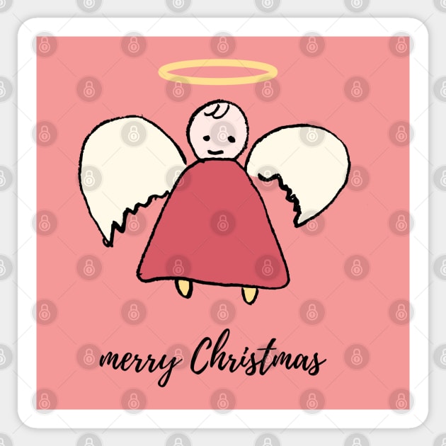 little angel Sticker by Chigurena